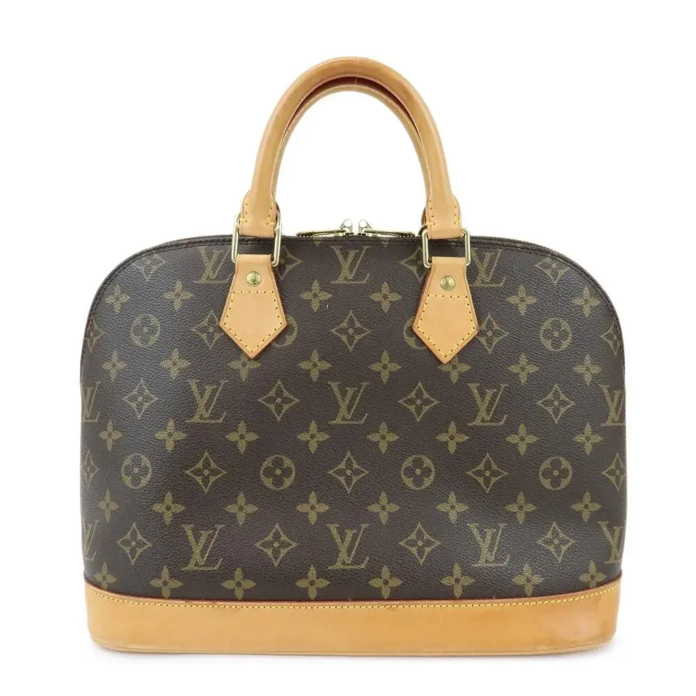 Louis Vuitton Monogram Alma PM Handbag Brown